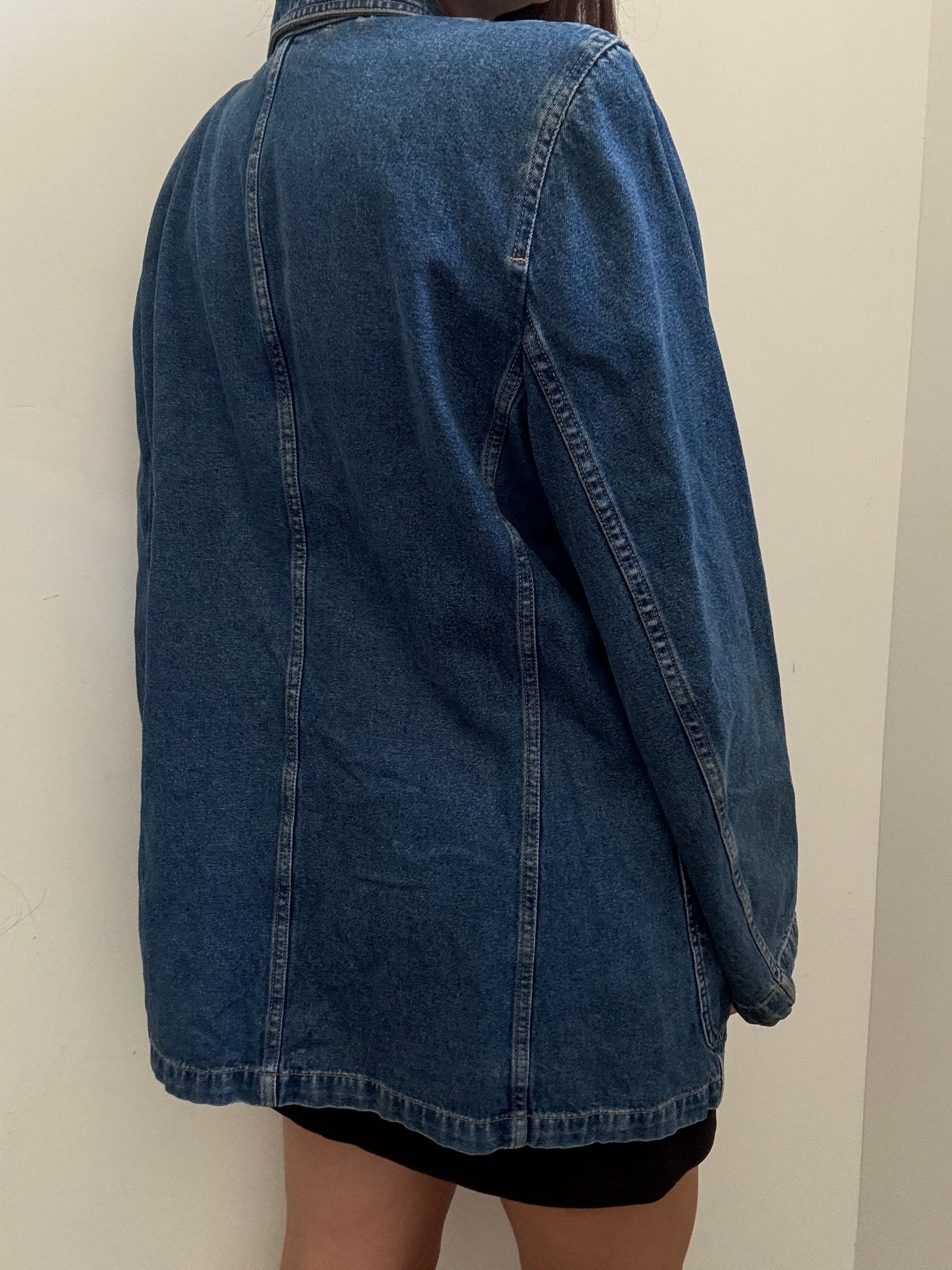 Vintage Denim Blazer Size Large