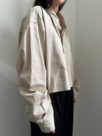 Vintage Khaki Ralph Lauren Cropped Button Down Size XL