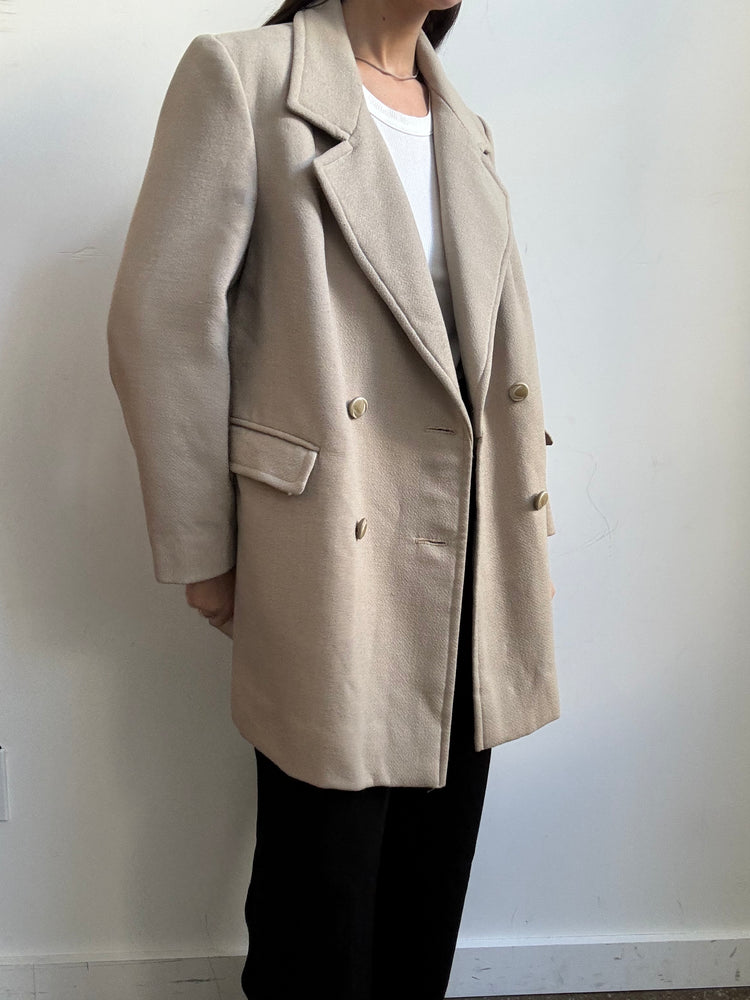 Vintage Ungaro Beige Blazer Style Jacket Size Large