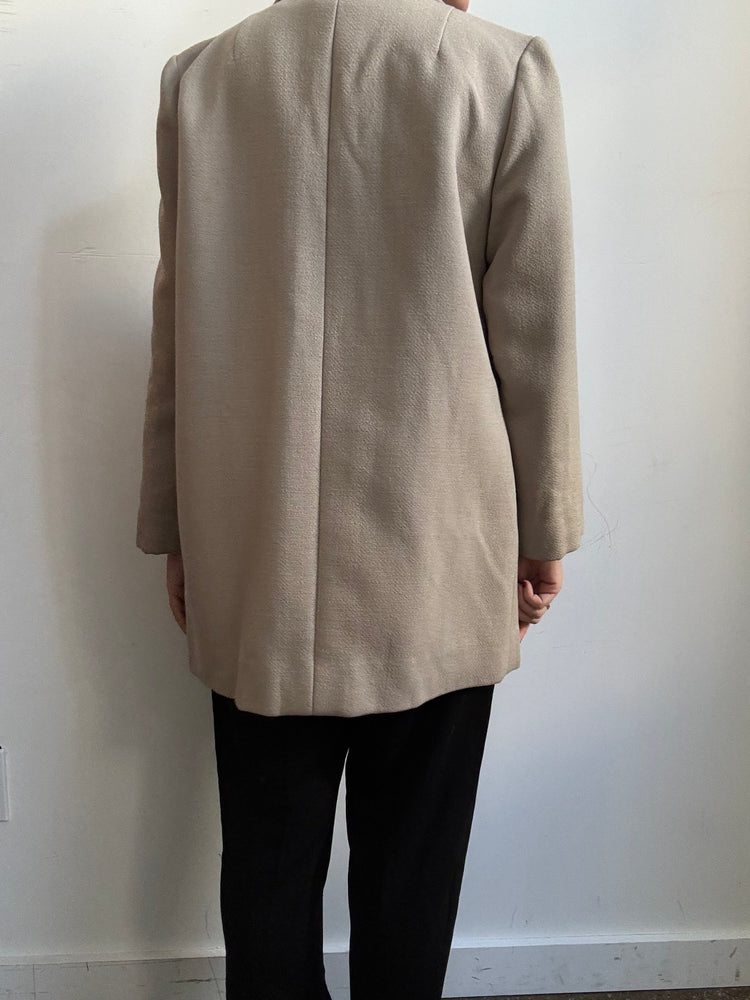 Vintage Ungaro Beige Blazer Style Jacket Size Large