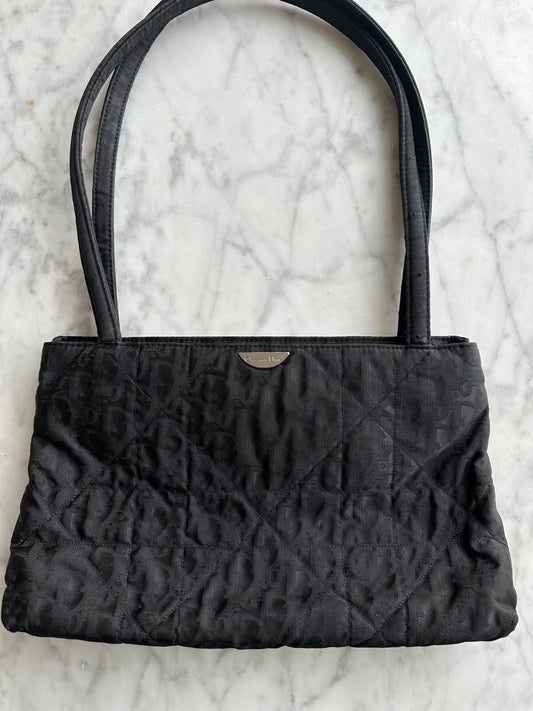Vintage Dior Shoulder Bag in Black