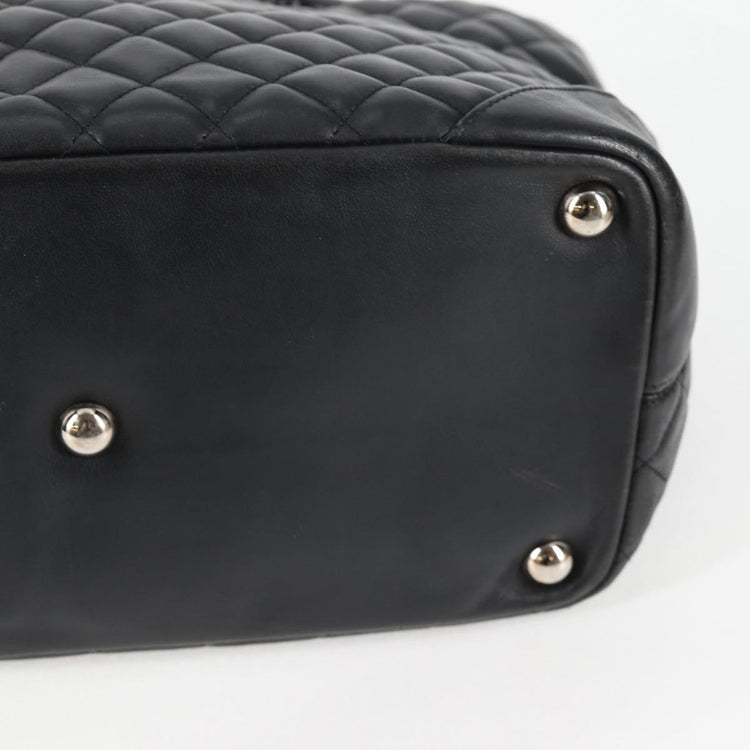 Chanel Cambon Line Matelasse Leather Tote Bag