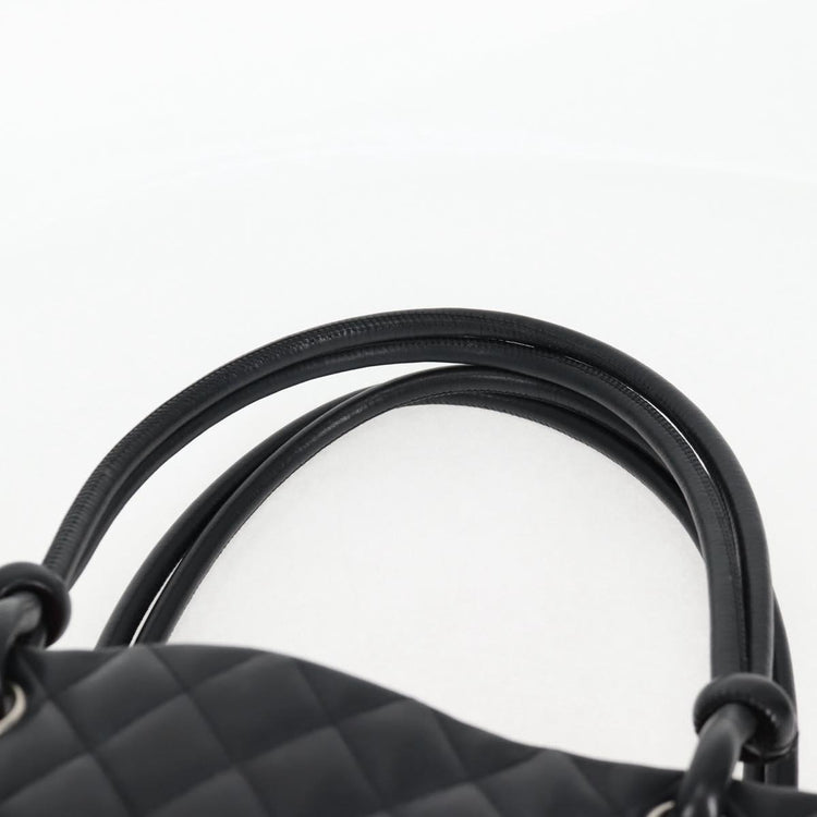 Chanel Cambon Line Matelasse Leather Tote Bag