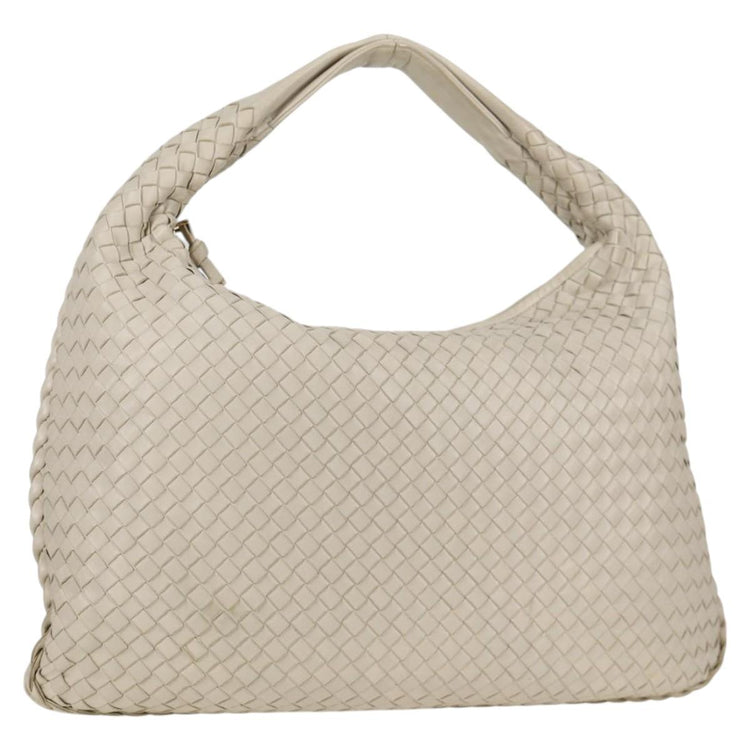 Vintage Bottega Veneta White Large Hobo Bag