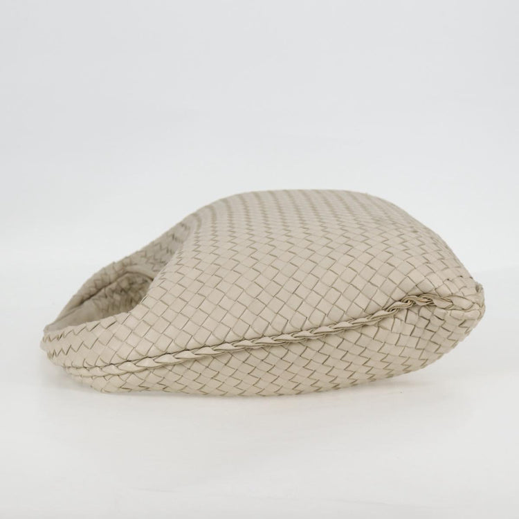 Vintage Bottega Veneta White Large Hobo Bag