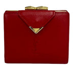 Vintage Saint Laurent Red Bifold Wallet