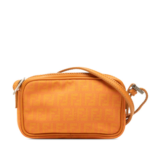 Vintage Orange Fendi Zip Crossbpdy