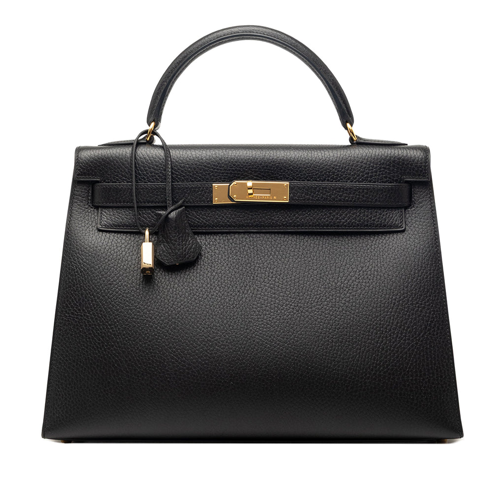 Vintage Hermès Black Sellier
