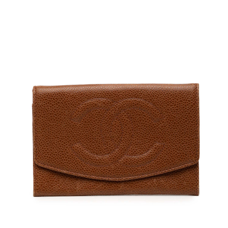 Vintage Chanel Caviar Compact Wallet