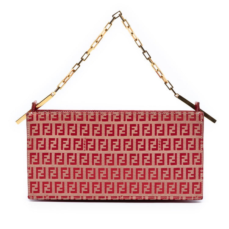 Vintage Fendi Red Canvas Bag
