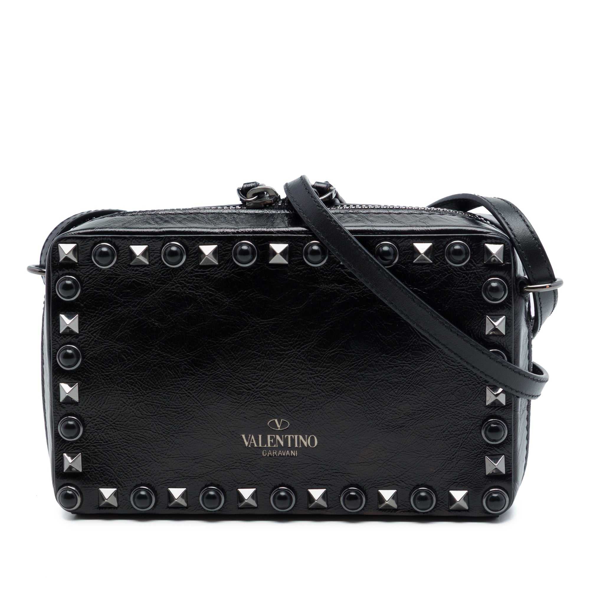 Vintage Valentino Leather Rolling Rockstud