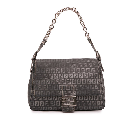 Vintage Fendi Zucchino Chain Mamma Baguette