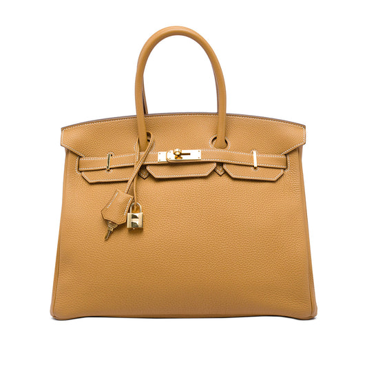 Vintage Hermès Yellow Birkin 35