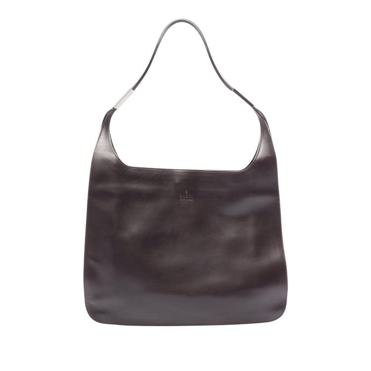 Vintage Gucci Brown Calfskin Shoulder Bag