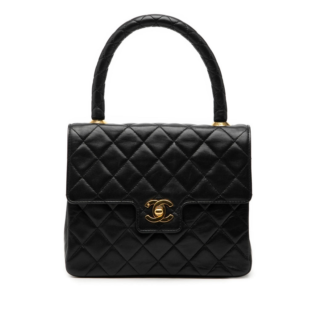 Vintage Chanel Lambskin Top Handle Purse