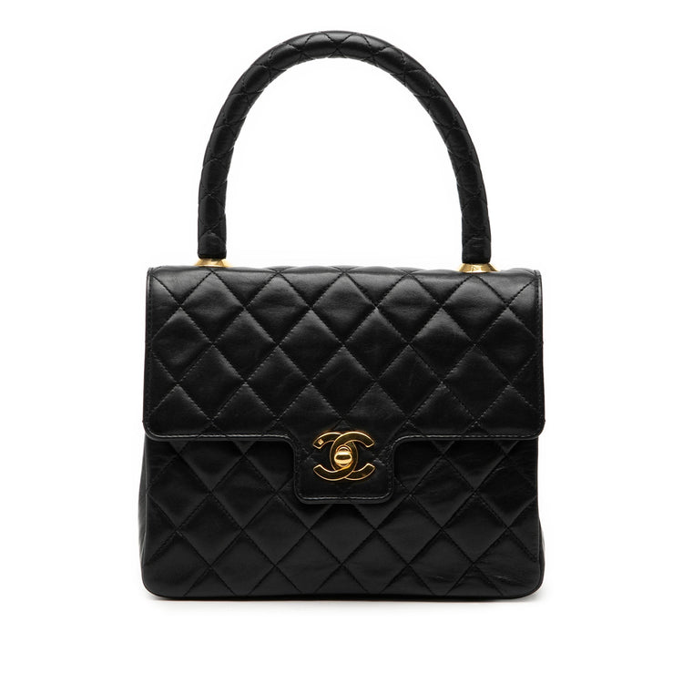 Vintage Chanel Lambskin Top Handle Purse