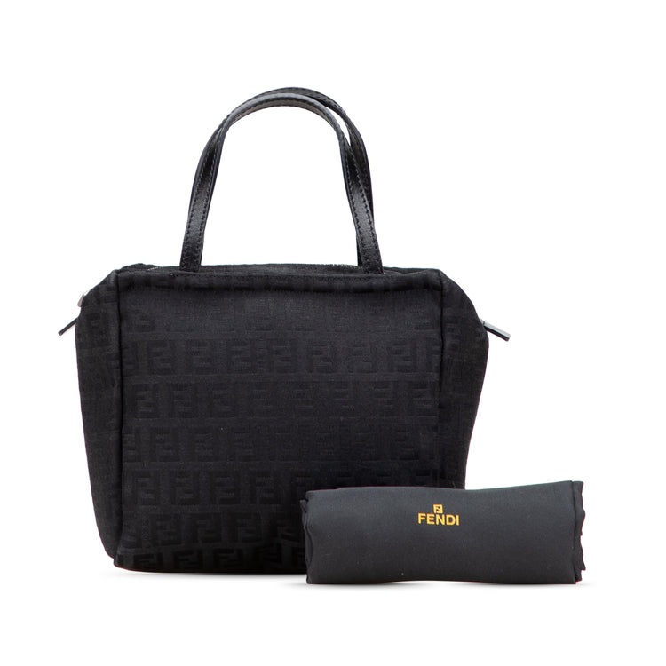 Vintage Fendi Black Mini Zucchino Bag