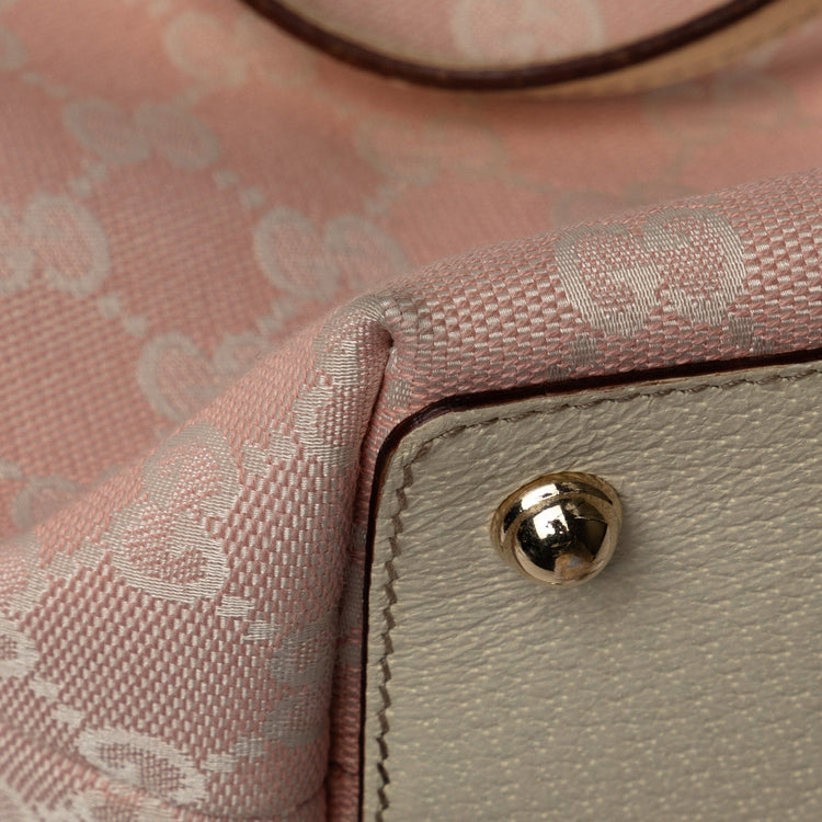 Vintage Gucci Pink Ecslipse Tote