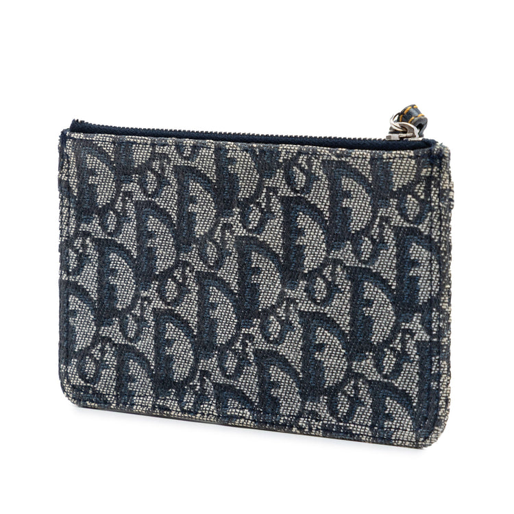 Vintage Dior Blue Trotter Wristlet
