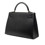 Vintage Hermès Black Sellier