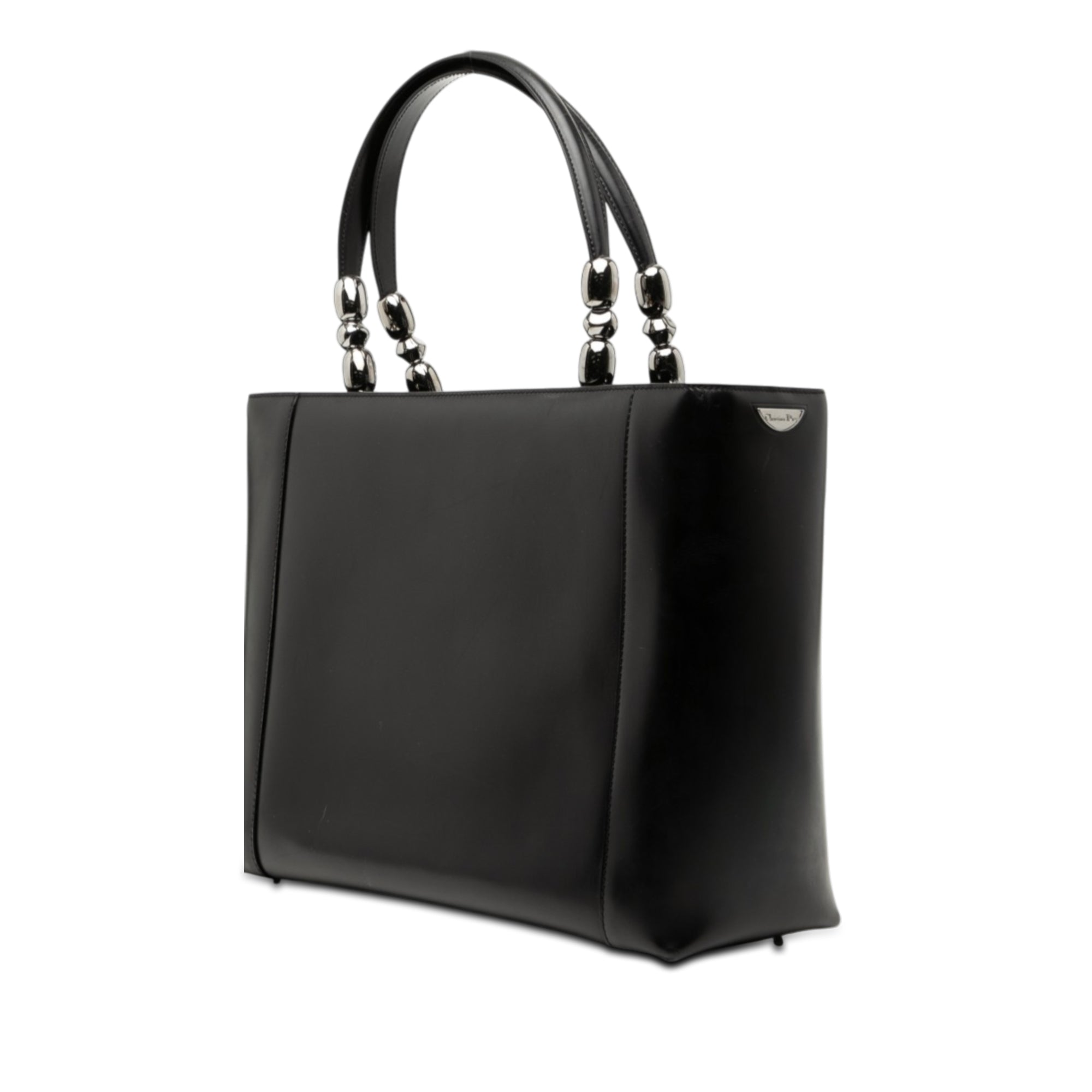 Vintage Dior Learher Pearl Satchel