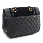 Vintage Chanel Lambskin + Velvet Flap