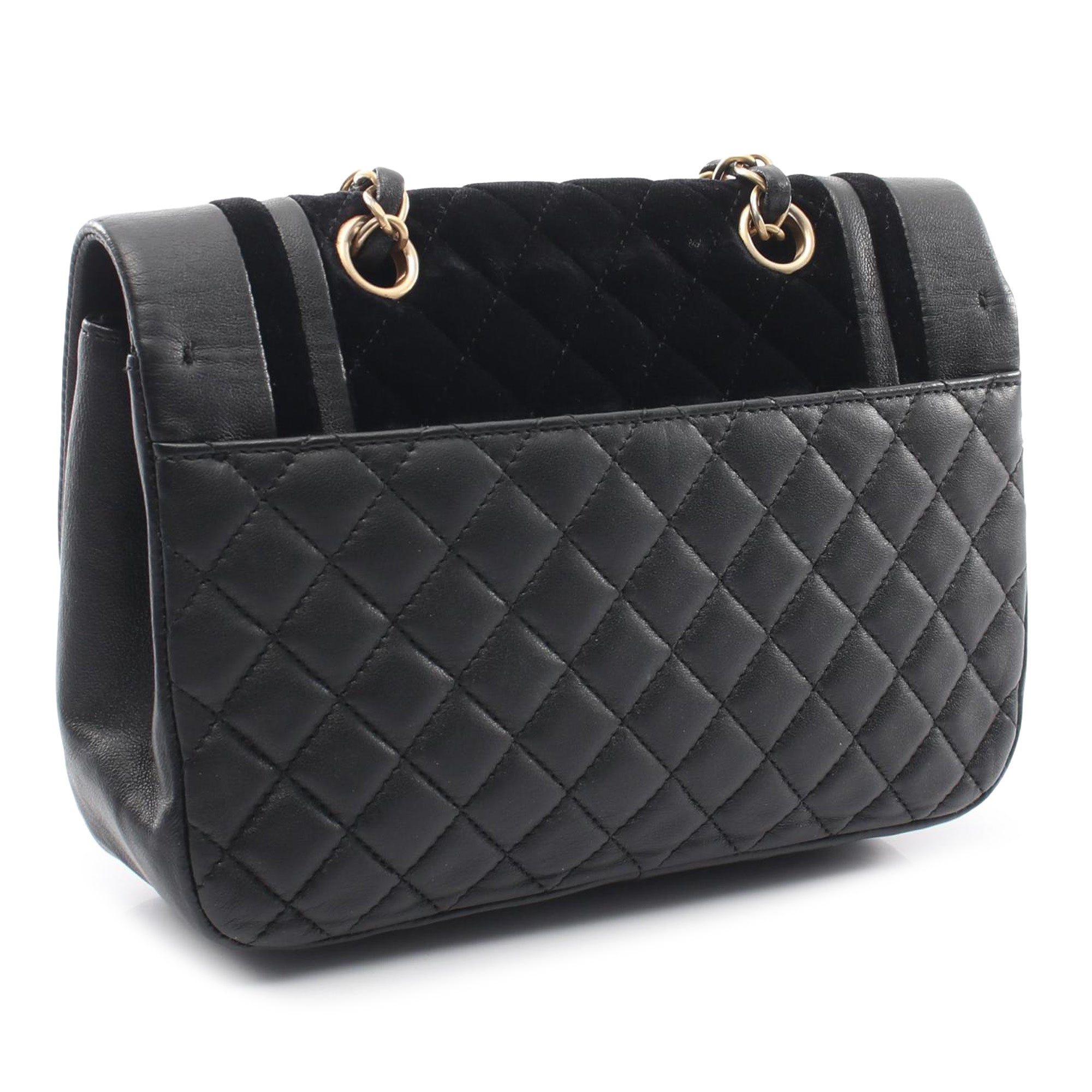 Vintage Chanel Lambskin + Velvet Flap