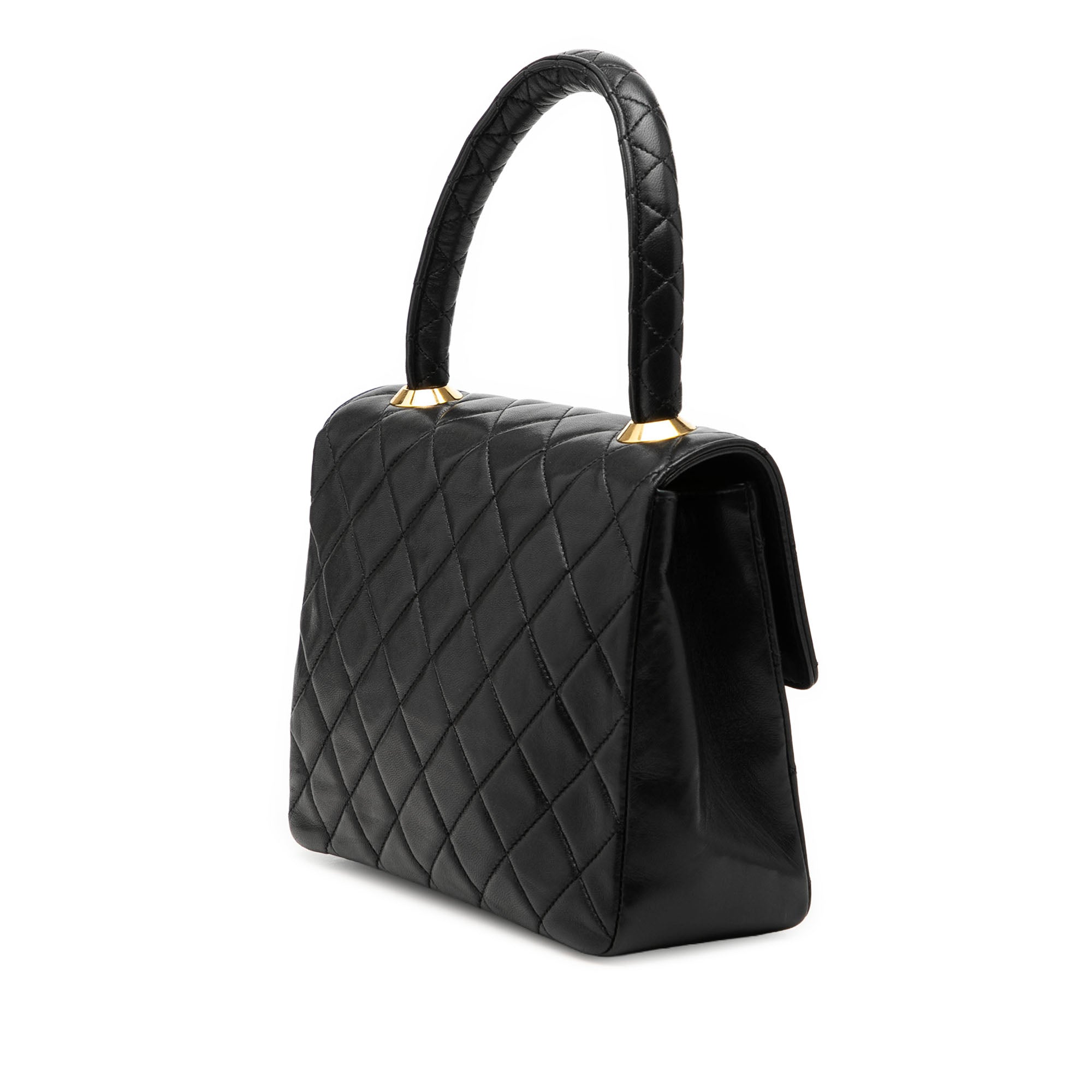 Vintage Chanel Lambskin Top Handle Purse