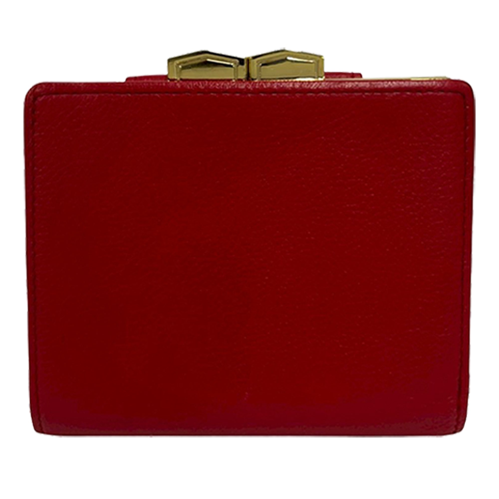 Vintage Saint Laurent Red Bifold Wallet