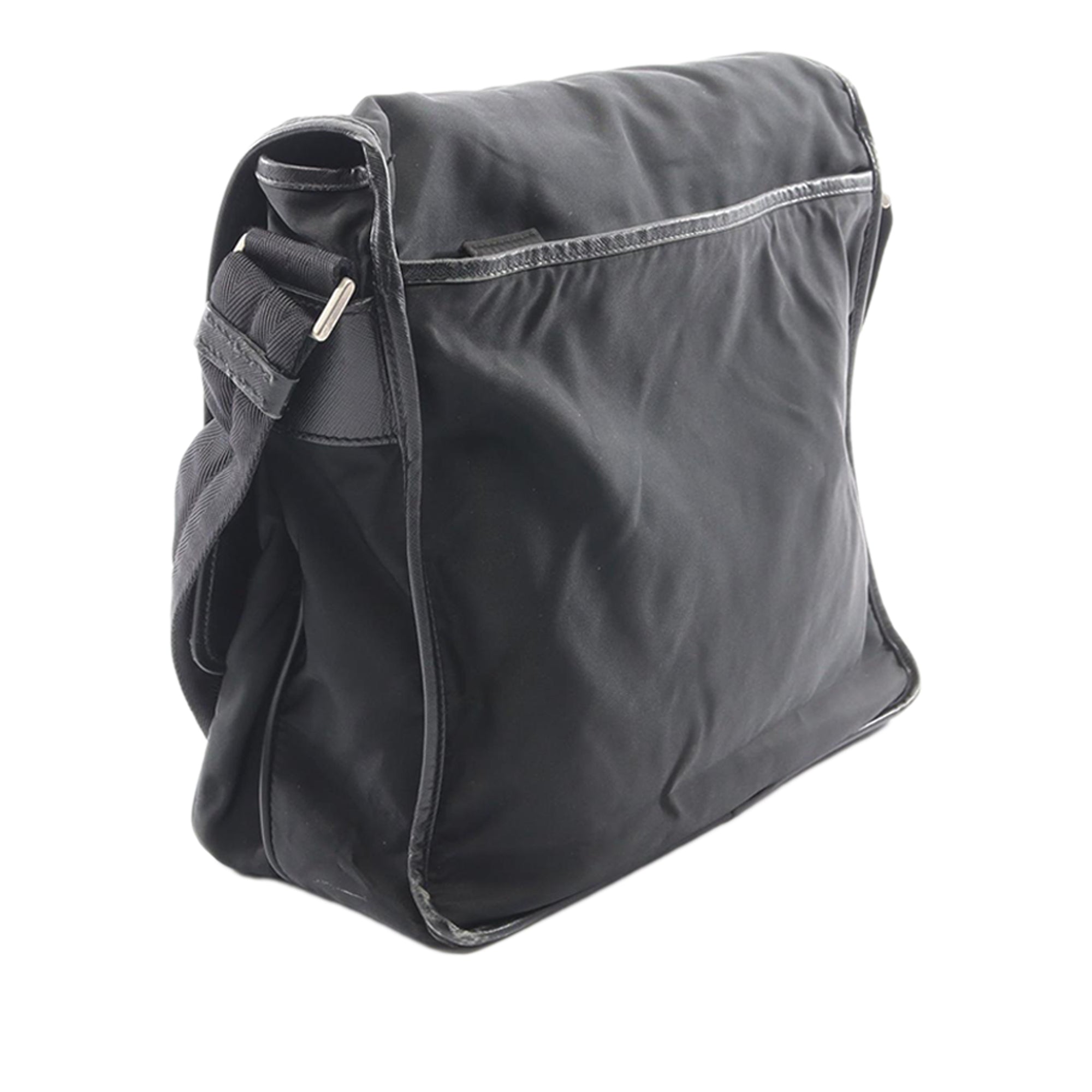 Vintage Prada Buckle Messenger Bag