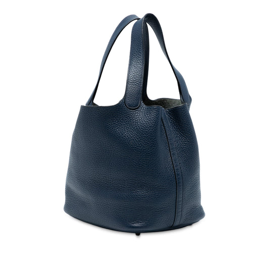 Vintage Hermes Picotin Navy 22