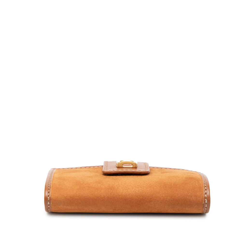 Vintage Gucci Brown Kisslock Wallet