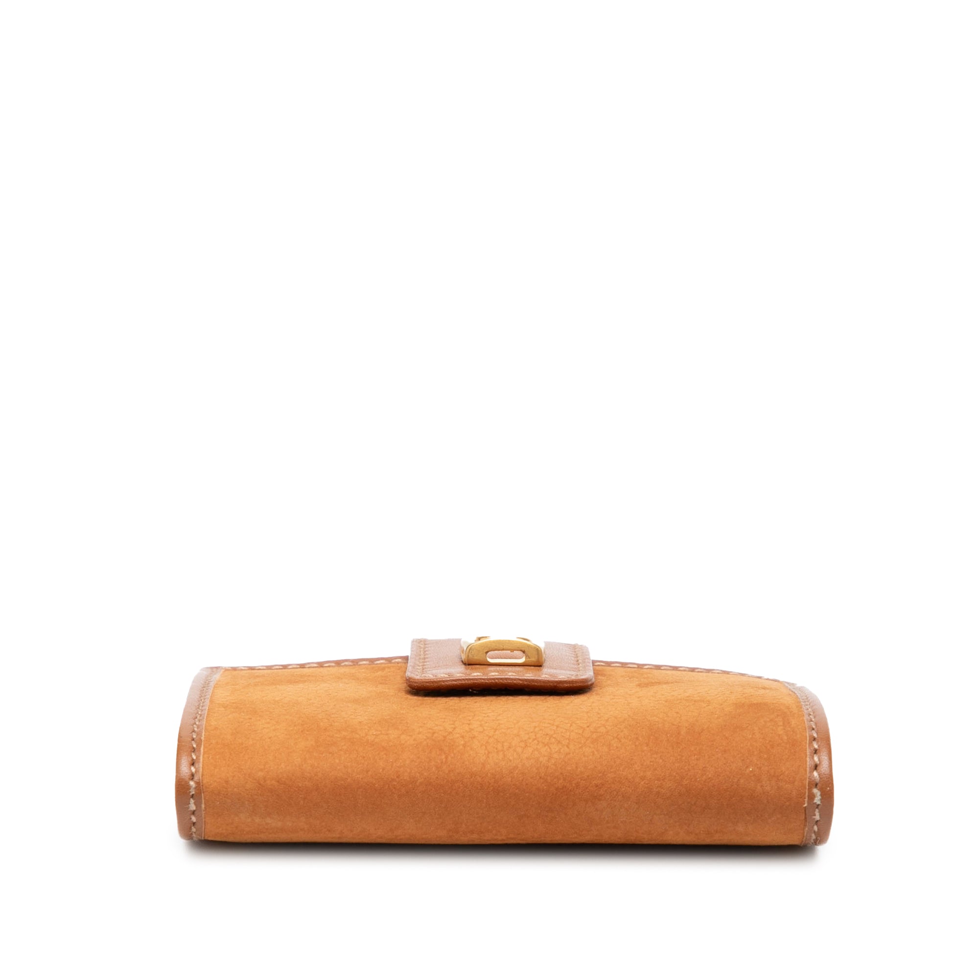 Vintage Gucci Brown Kisslock Wallet
