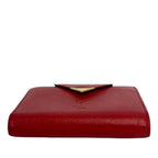 Vintage Saint Laurent Red Bifold Wallet