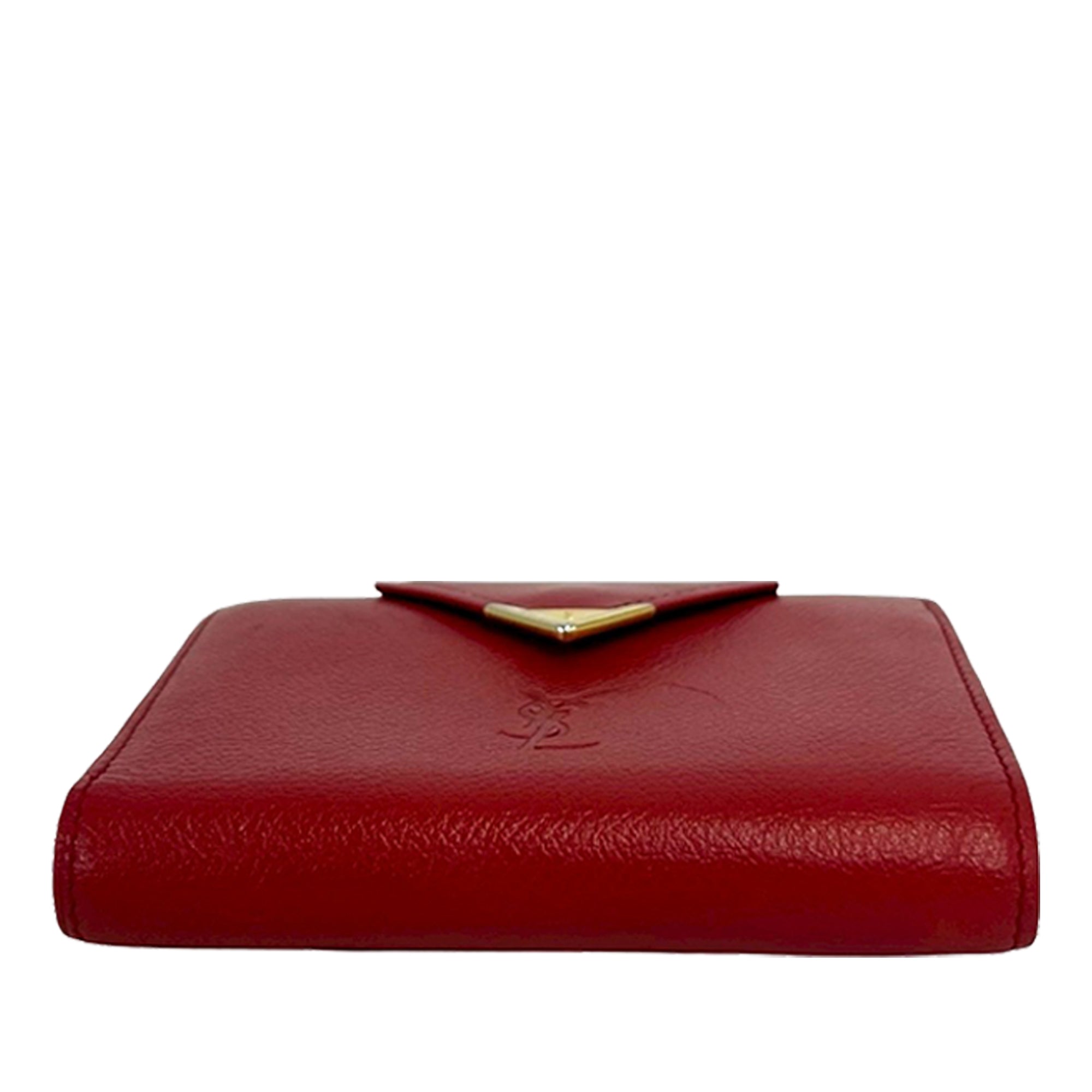 Vintage Saint Laurent Red Bifold Wallet