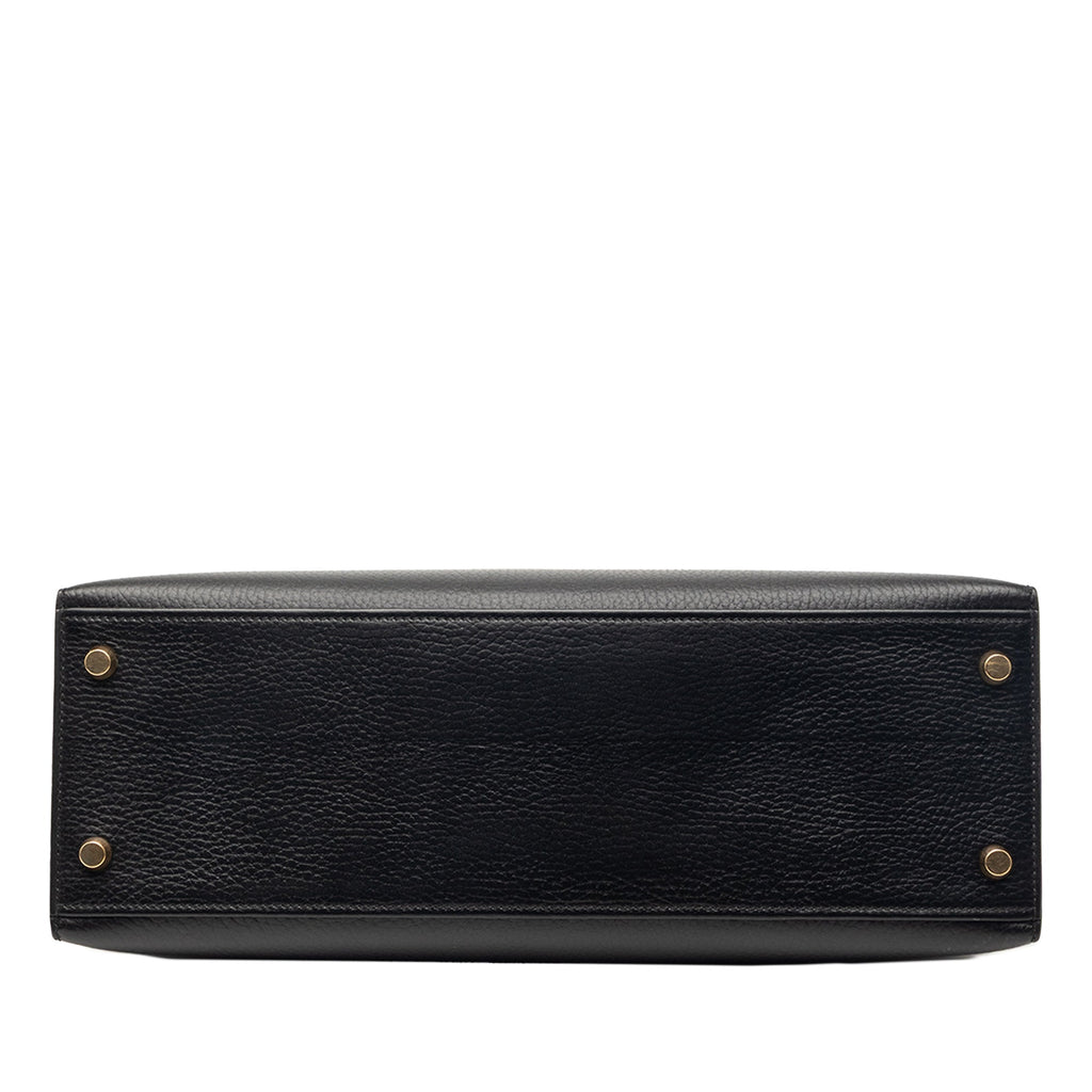 Vintage Hermès Black Sellier