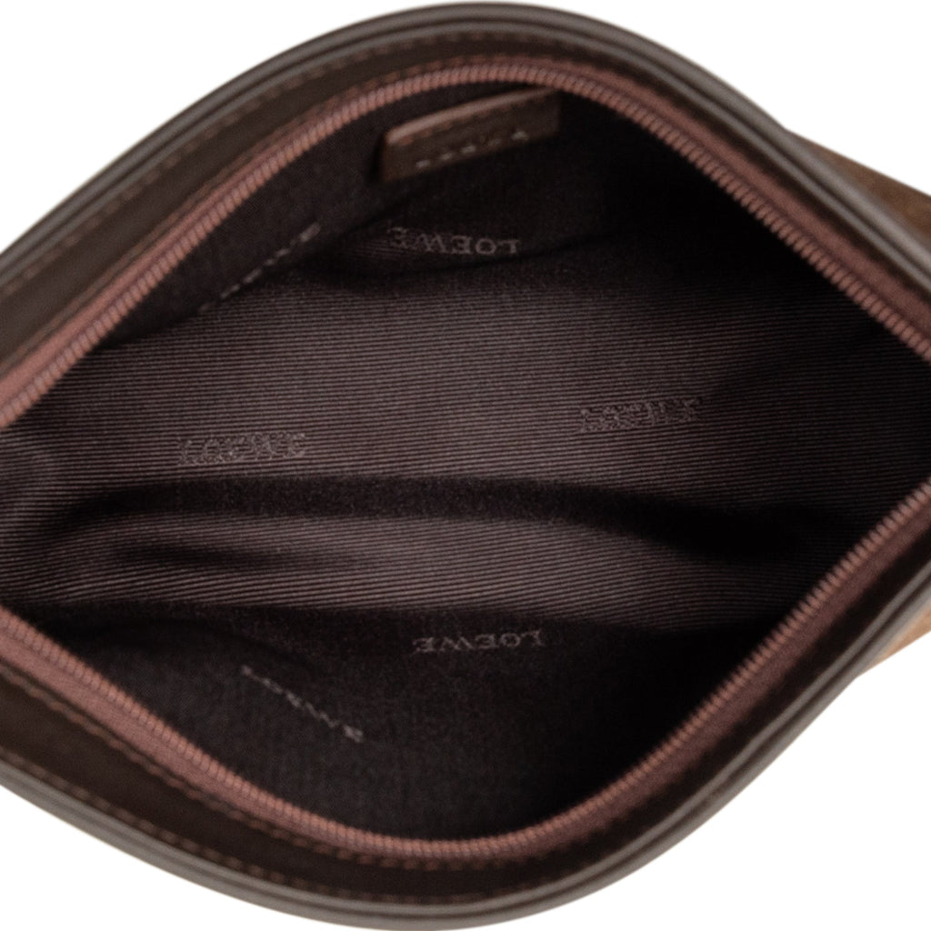 Vintage Loewe Suede Pouch