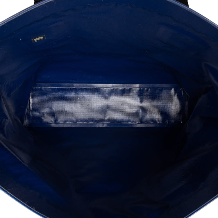 Vintage Blue Chanel Vinyl Tote