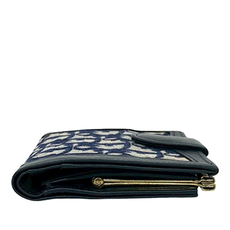 Vintage Dior Blue Bifold Wallet
