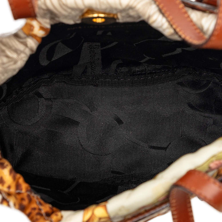 Vintage Ferragamo Jungle Safari Bucket Bag