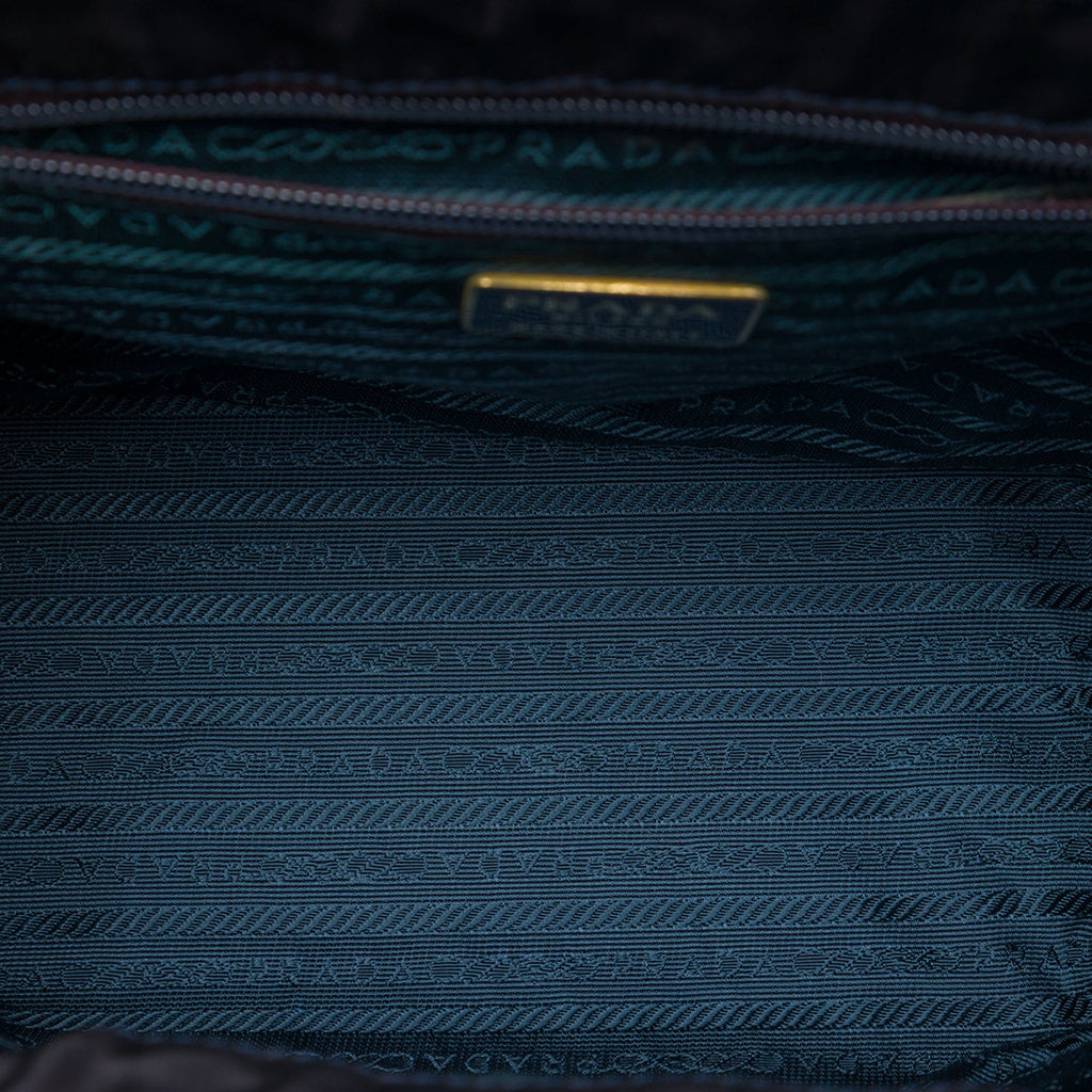 Vintage Prada Metal Top Handle Bag