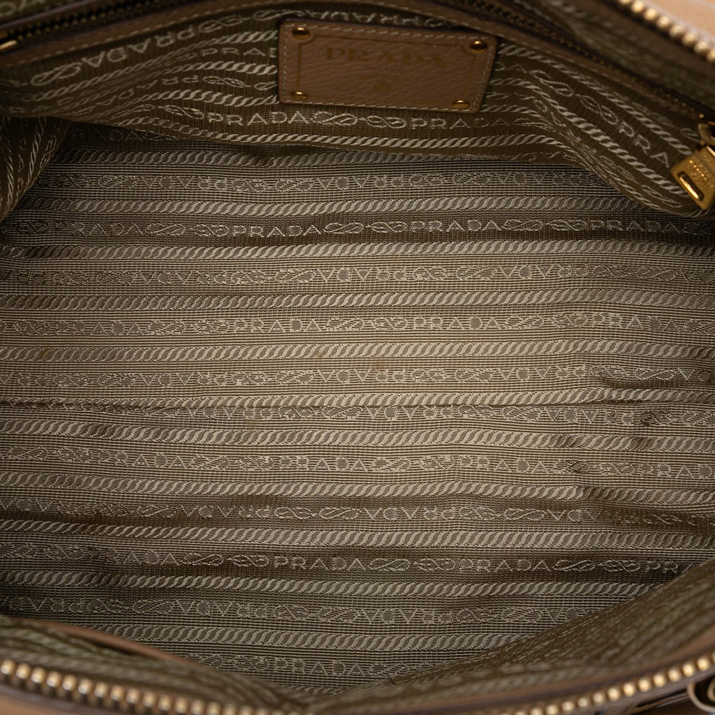 Vintage Prada Vitello Zip Satchel