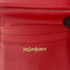 Vintage Saint Laurent Red Bifold Wallet