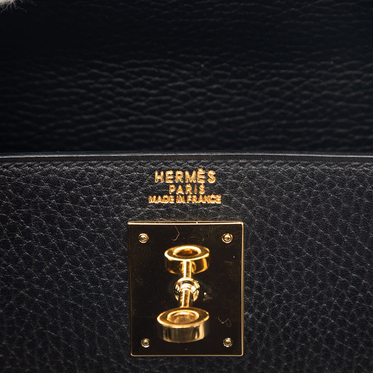 Vintage Hermès Black Sellier