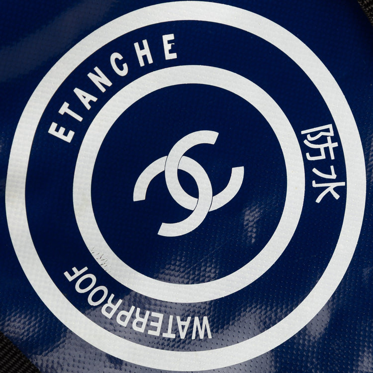 Vintage Blue Chanel Vinyl Tote