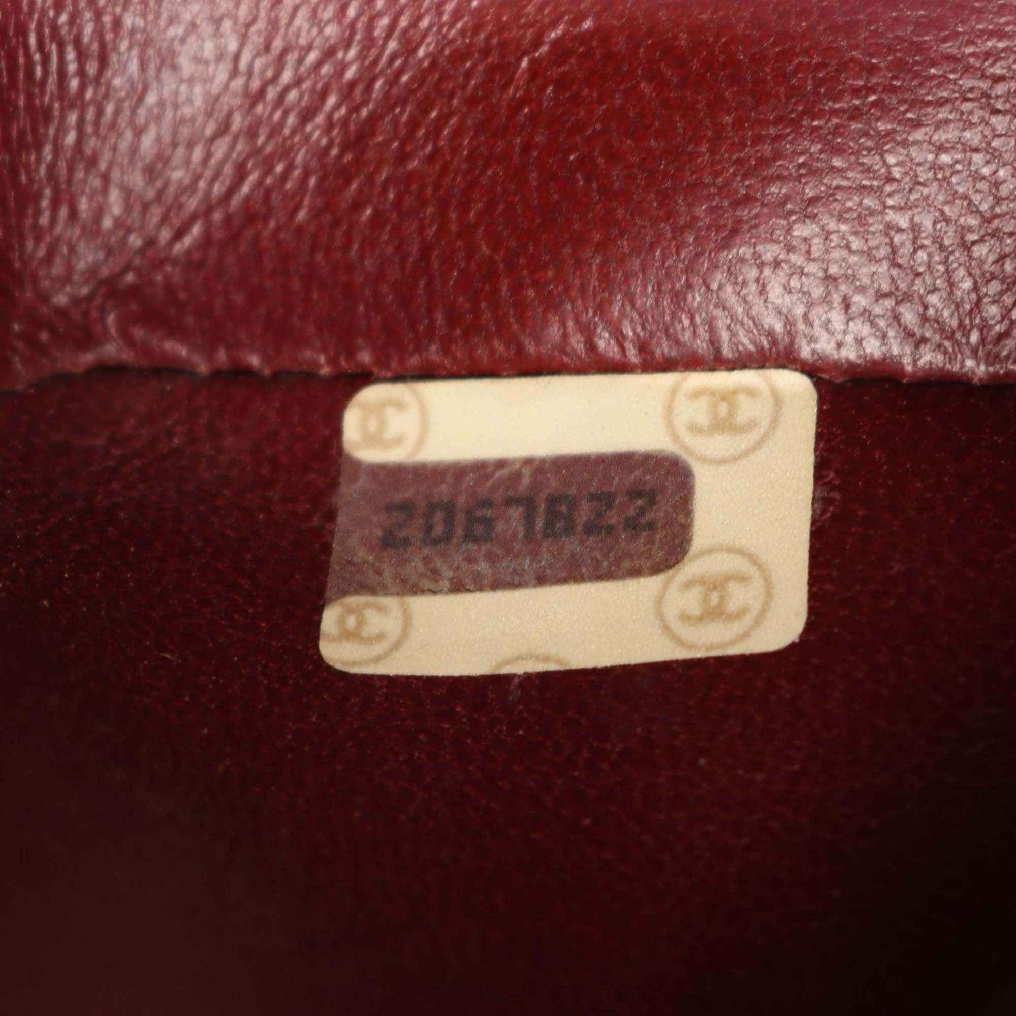 Vintage Chanel Small Black Lambskin Flap Bag