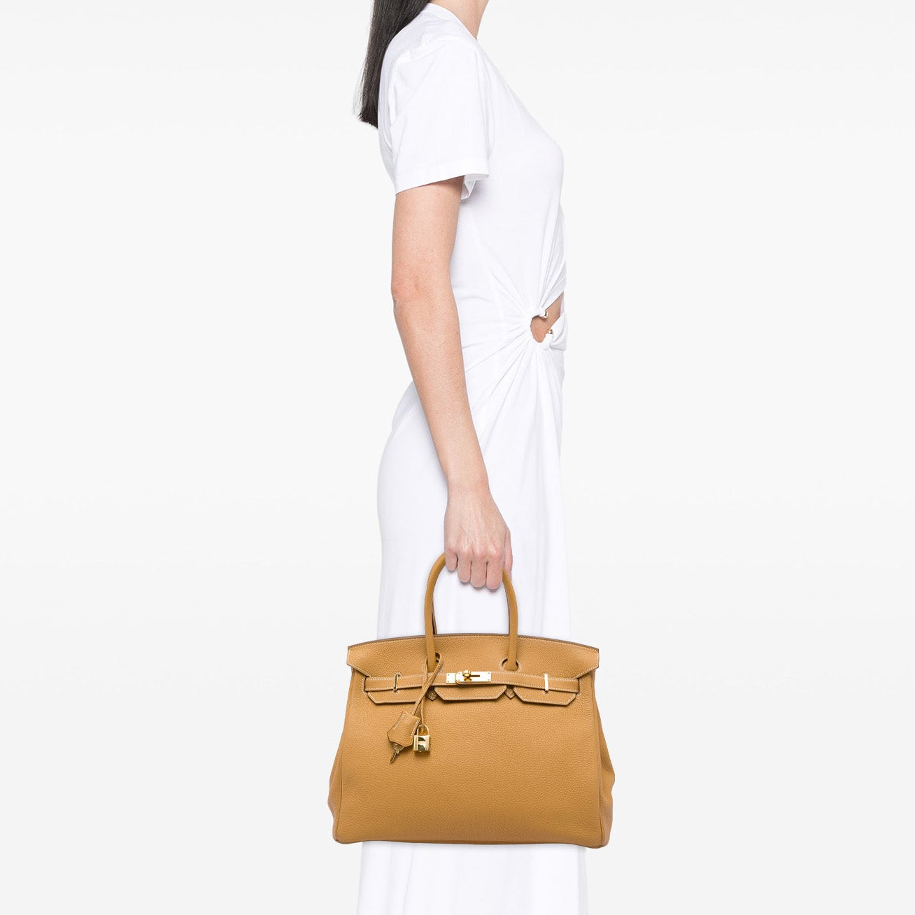 Vintage Hermès Yellow Birkin 35