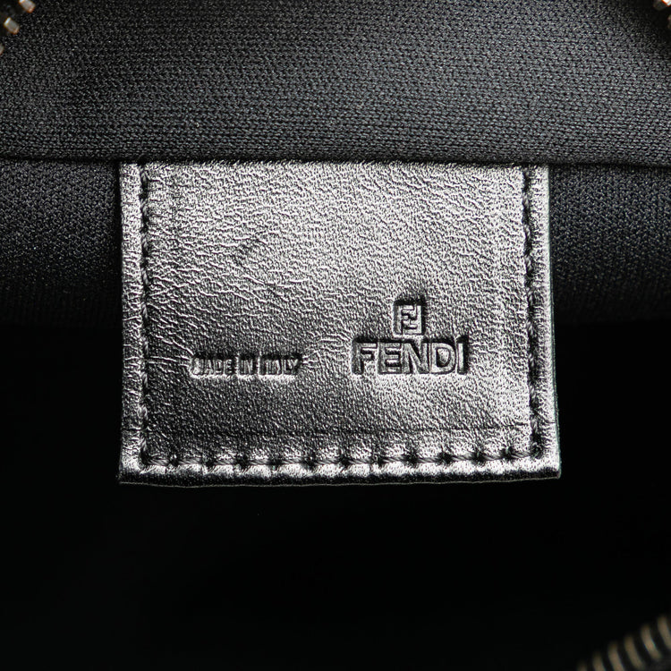 Vintage Fendi Black Mini Zucchino Bag