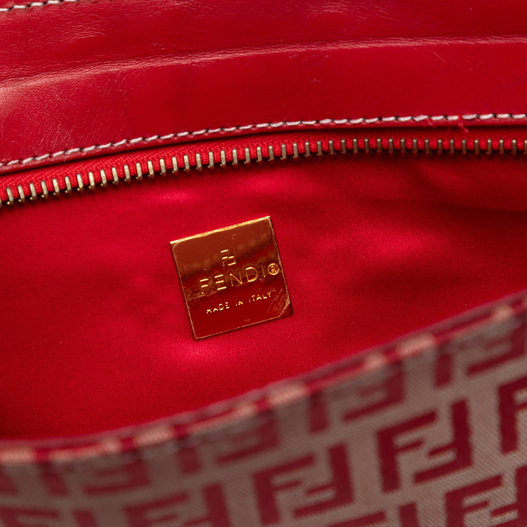 Vintage Fendi Red Canvas Bag