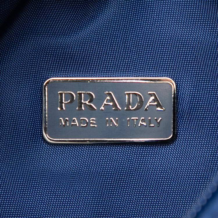 Vintage Blue Prada Sport Shoulder Bag